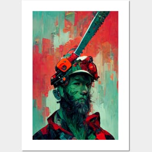 Future Human - 094 - Lumberjack Posters and Art